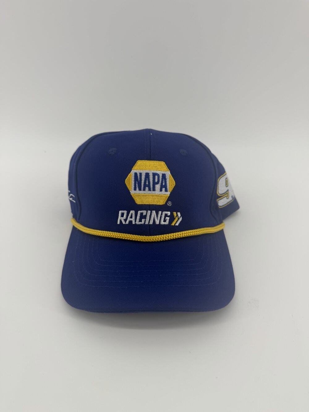 NAPA Racing #9 NASCAR Vintage Style Blue Rope Snapback Hat Cap USA Flag
